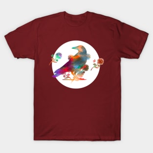 Tie-Dye Dream Spirit Raven T-Shirt